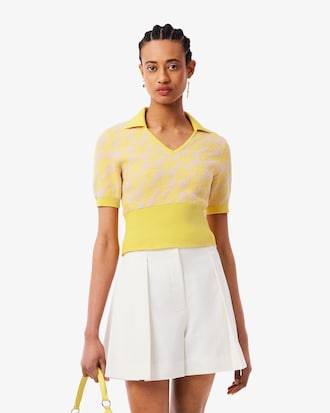 Women's Runway Polo Collar Sweater