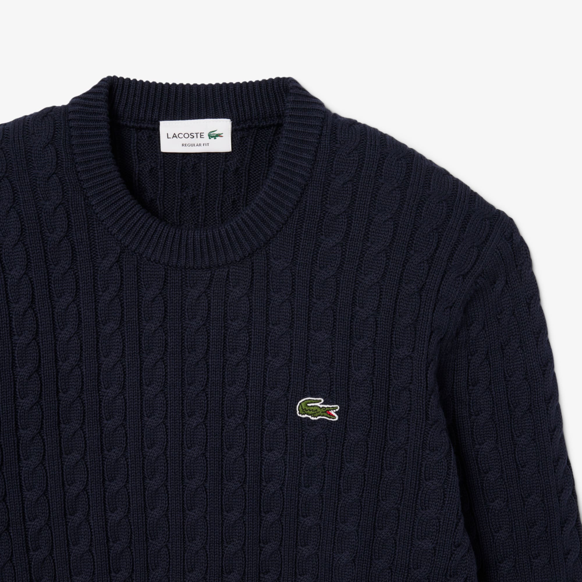 【LACOSTE】★PIQUE CABLE KNIT★ニットポロシャツ★正規品★ org.jpg