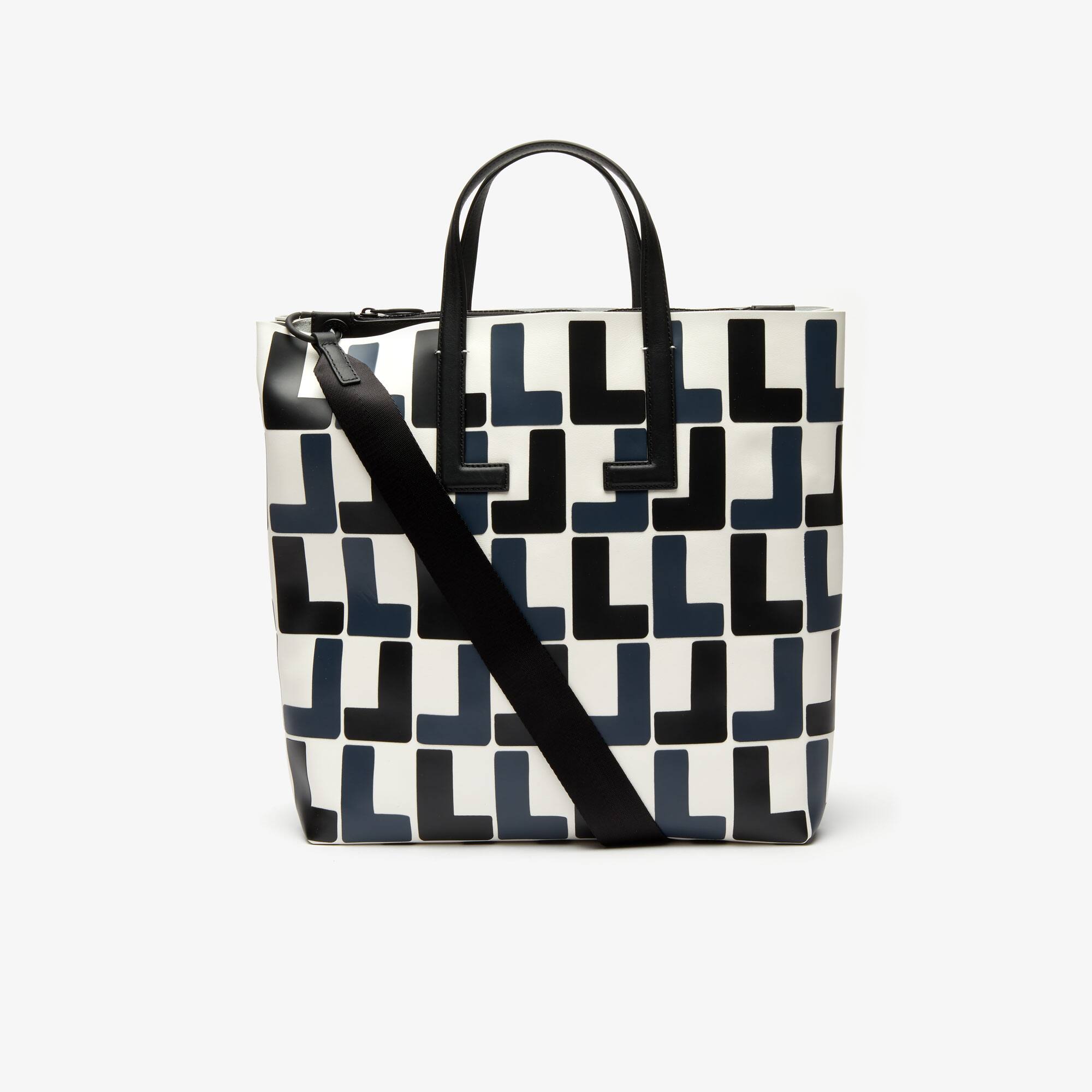 monogrammed leather tote
