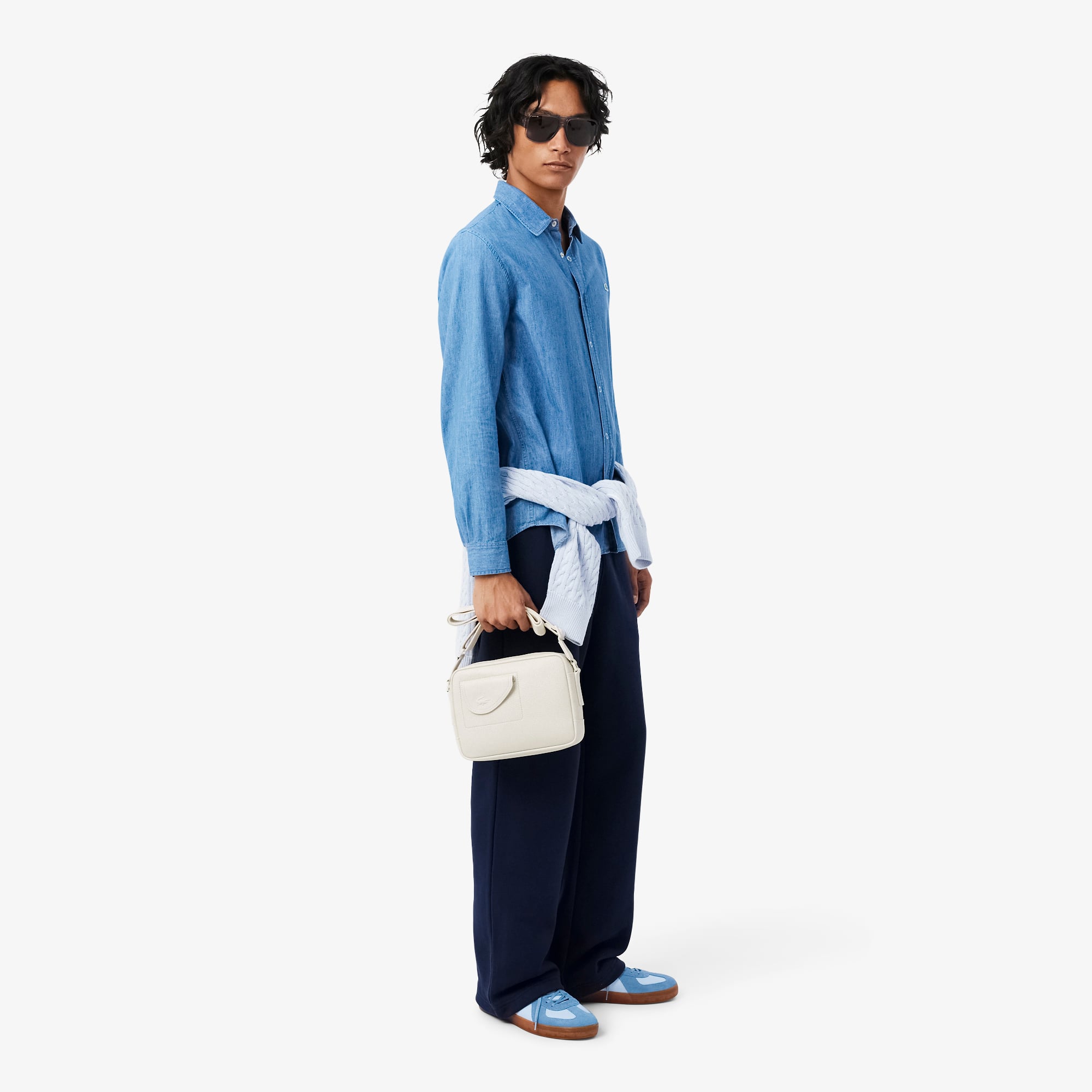 Club Lacoste Grain Leather Satchel - Bags - New In 2026 | Lacoste