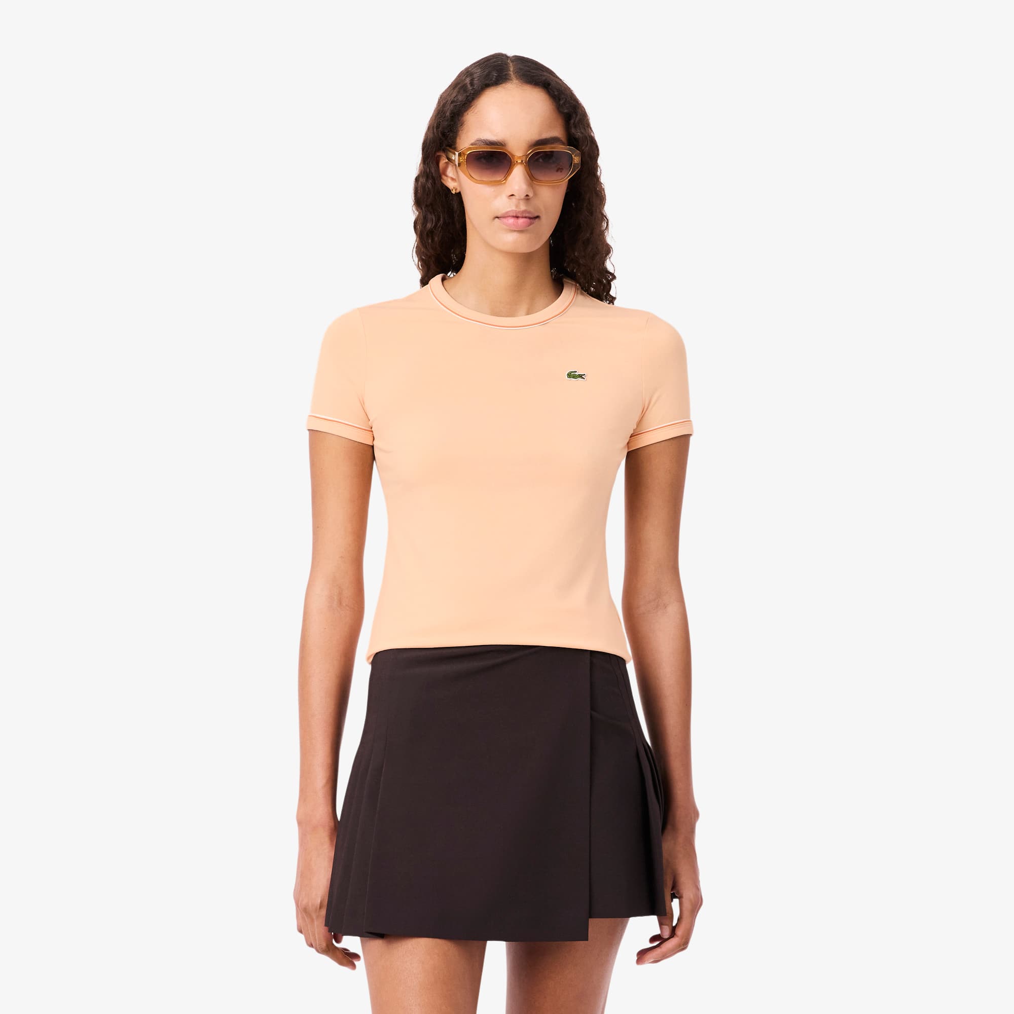 Women's Contrast Trim Jersey T-Shirt - Organic Cotton - New In