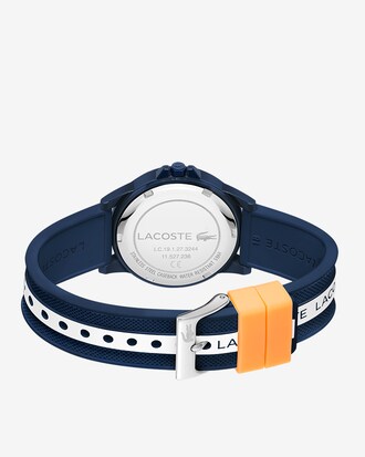 Rider 3 Hands Blue Silicone Watch