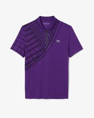 Polo de tenis estampado Ultra seco de corte entallado