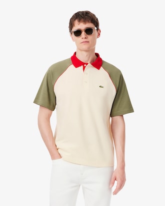 Classic Fit Colorblock Piqu&eacute; Polo