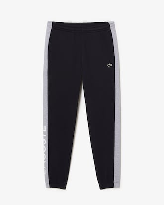 Men&rsquo;s Sweatpants with Branding and Contrast Stripe Detail