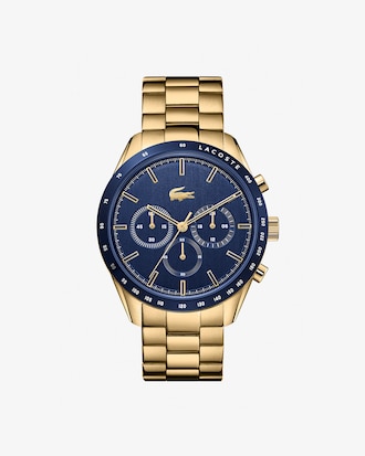 Men&rsquo;s Boston Chronograph Ionic Gold Plated Watch