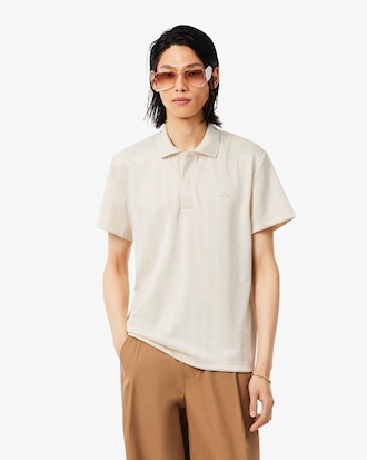 Polo de Jacquard de Corte Cl&aacute;sico con Monogram