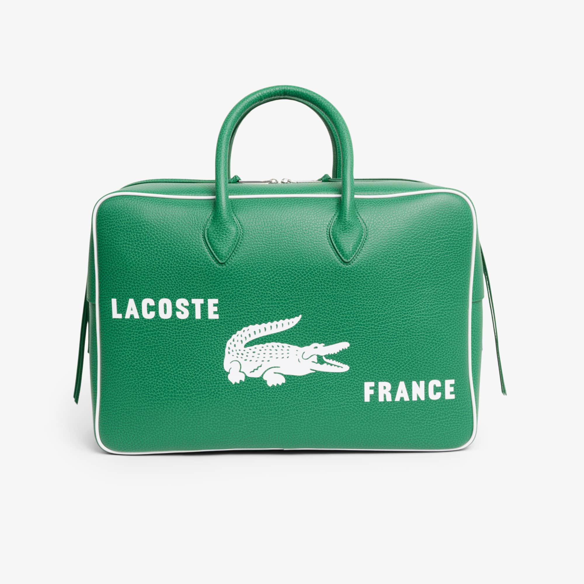 LACOSTE    正規品　バケットバッグ　紺　緑 Runway Embossed Leather Racket Bag - Crossbody Bags - New In 2026
