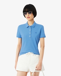 Women's L.12.D Slim Fit Stretch Mini Piqu&eacute; Polo