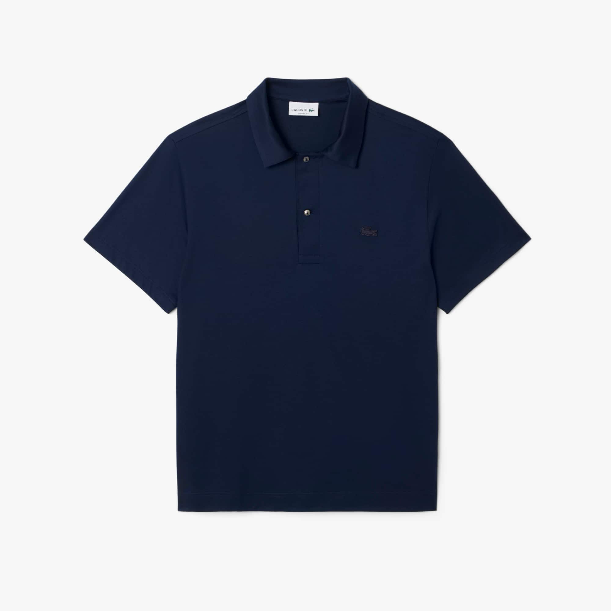 Men's Paris Classic Fit Open Neck Embroidered Polo - Polo Shirts