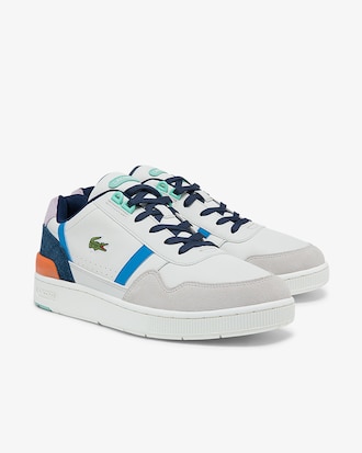 Men's T-Clip Leather, Suede and Synthetic Sneakers