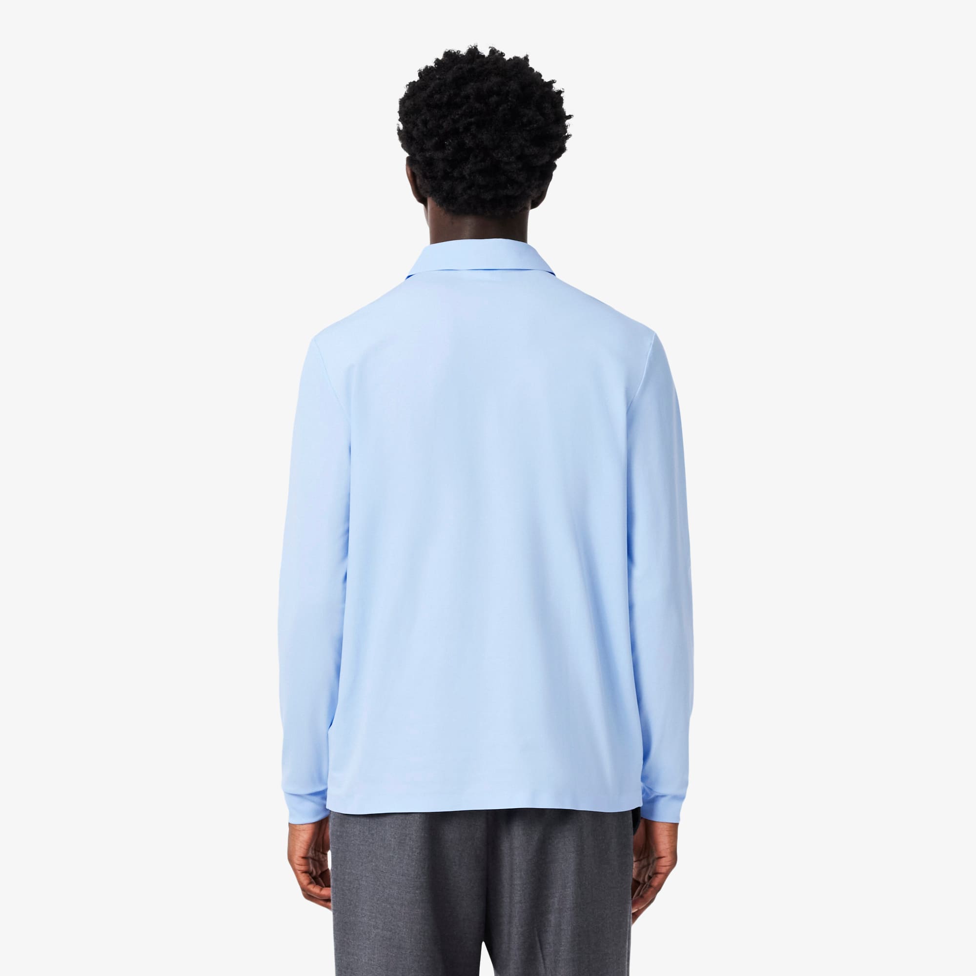 Regular Fit Long Sleeved Commuter Polo Shirt