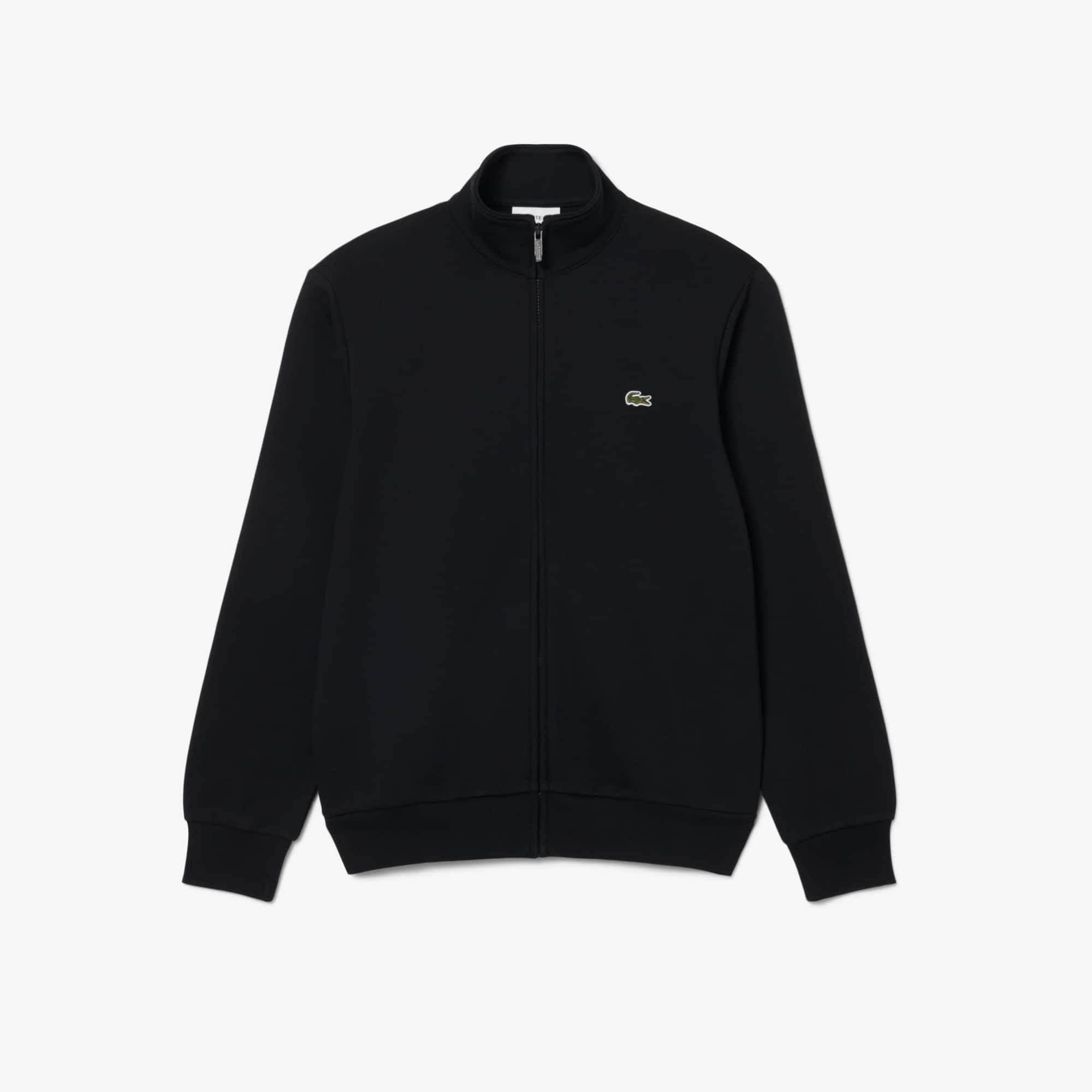 Zipped Cotton Fleece Sweatshirt