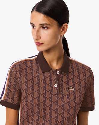 Women's Slim Fit Monogram Polo Dress