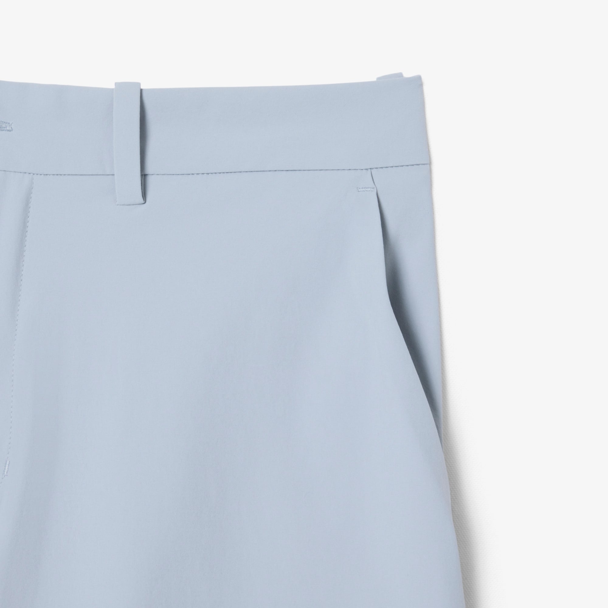 Straight Fit Stretch Bermuda Shorts