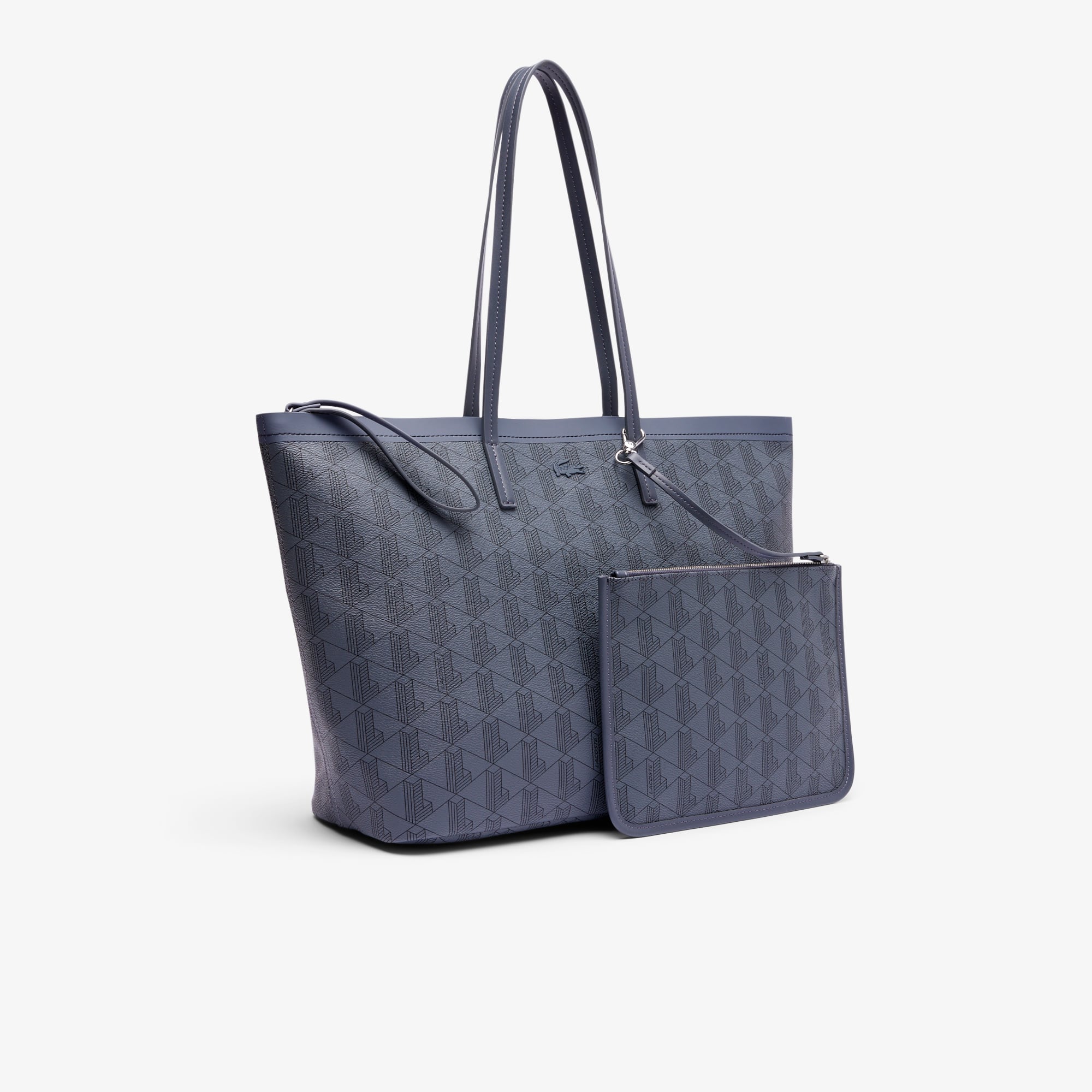 LACOSTE ネイビー＋ブラック 2枚組　Dolly Zely Grained Tote & Pouch - Bags - New In 2025 | Lacoste