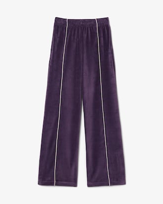 Women's Trim Accent Velour Sweatpants