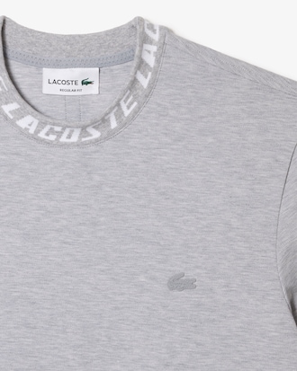 Men's Regular Fit Branded Collar T-Shirt