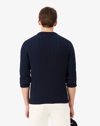 Men's Cable Knit Cotton Sweater