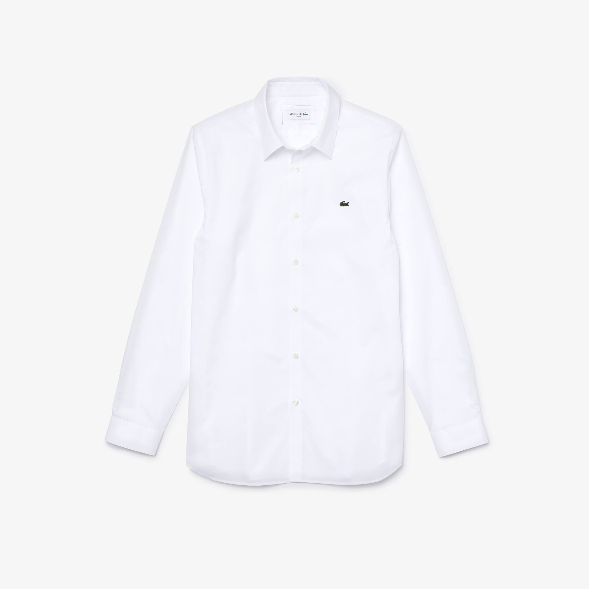 Men's Slim Fit Stretch Cotton Poplin Shirt