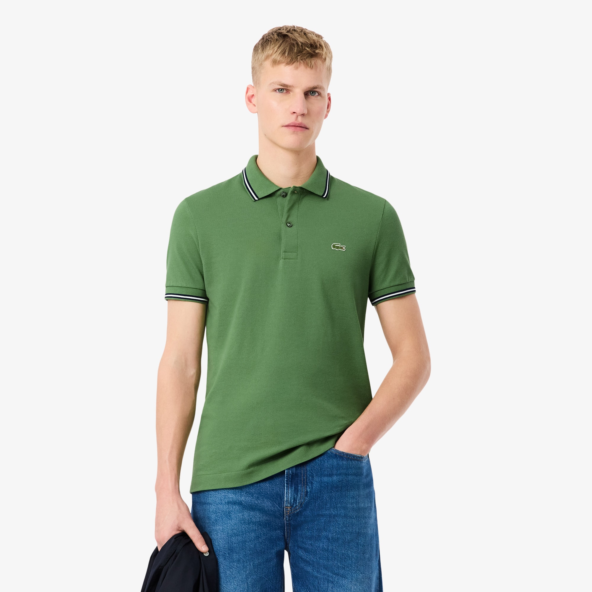 Lacoste Men's Regular Fit Trim Accent L.12.12 Polo