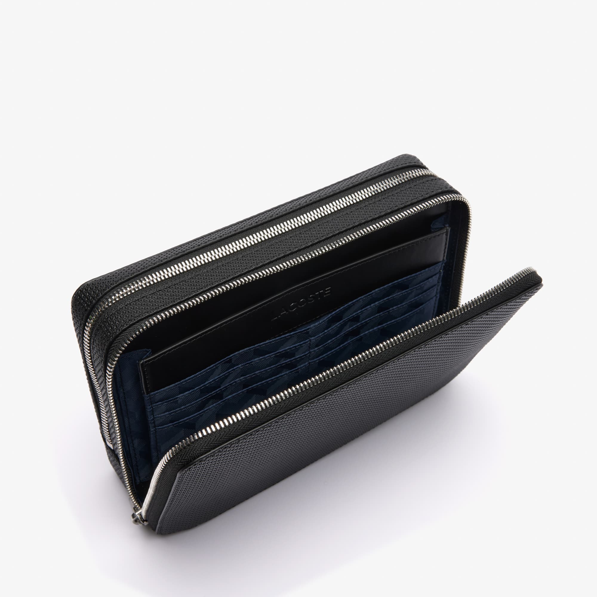 Chantaco Piqué Leather Zipped Pouch