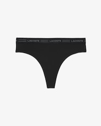 Scallop Waist Microfiber String Briefs