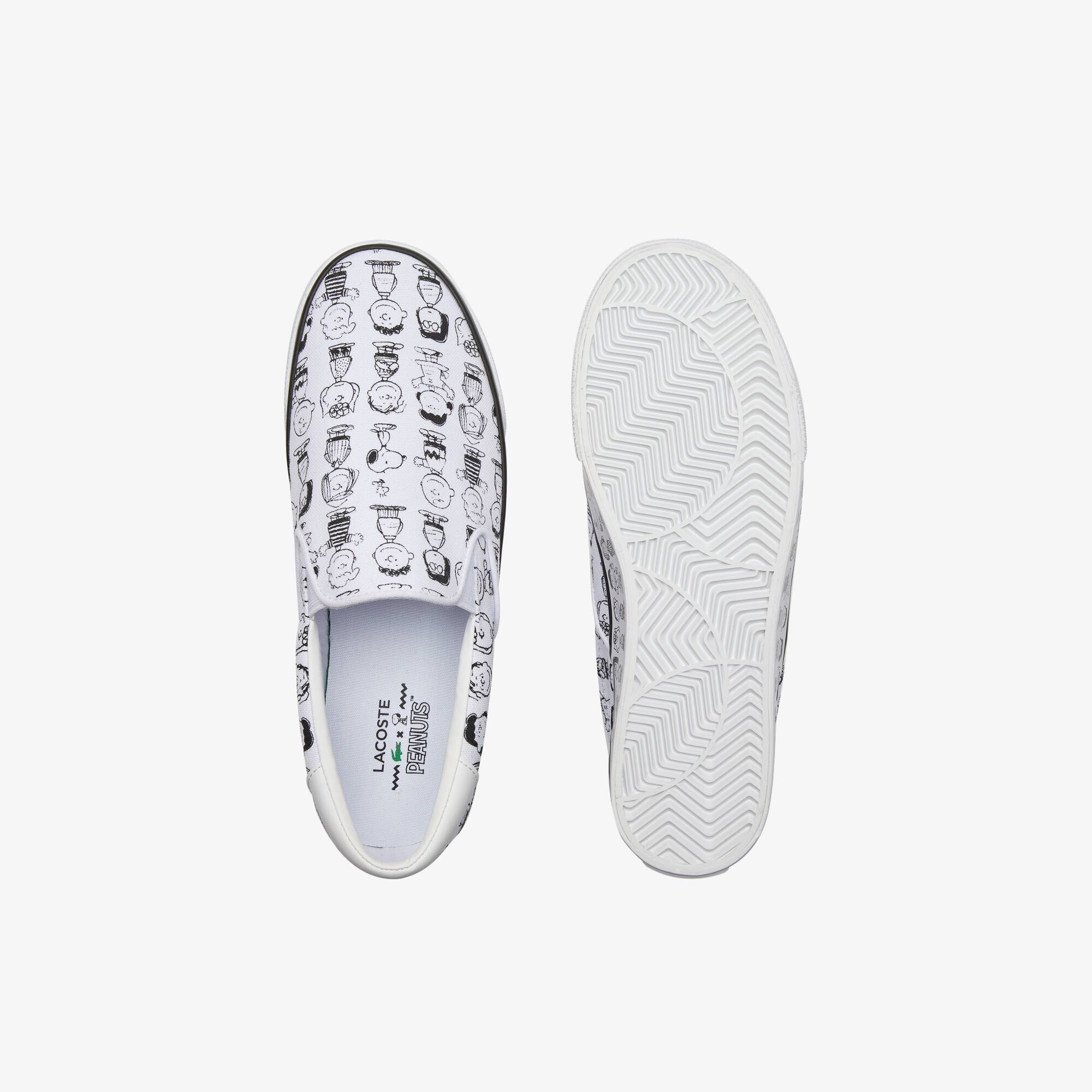 ★LACOSTE★ジャンプ サブ スリップ Infants' Jump Serve Tennis Print Slip-On - Baby & Kids Shoes