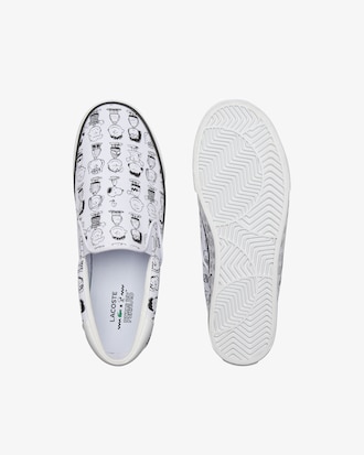 Men's Jump Serve Canvas Lacoste x Peanuts Slip on