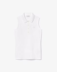 Polo El&aacute;stico Sin Mangas L.12.D Slim Fit Para Mujer