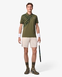 Men's Ultra Dry Printed Slim Fit Tennis Polo