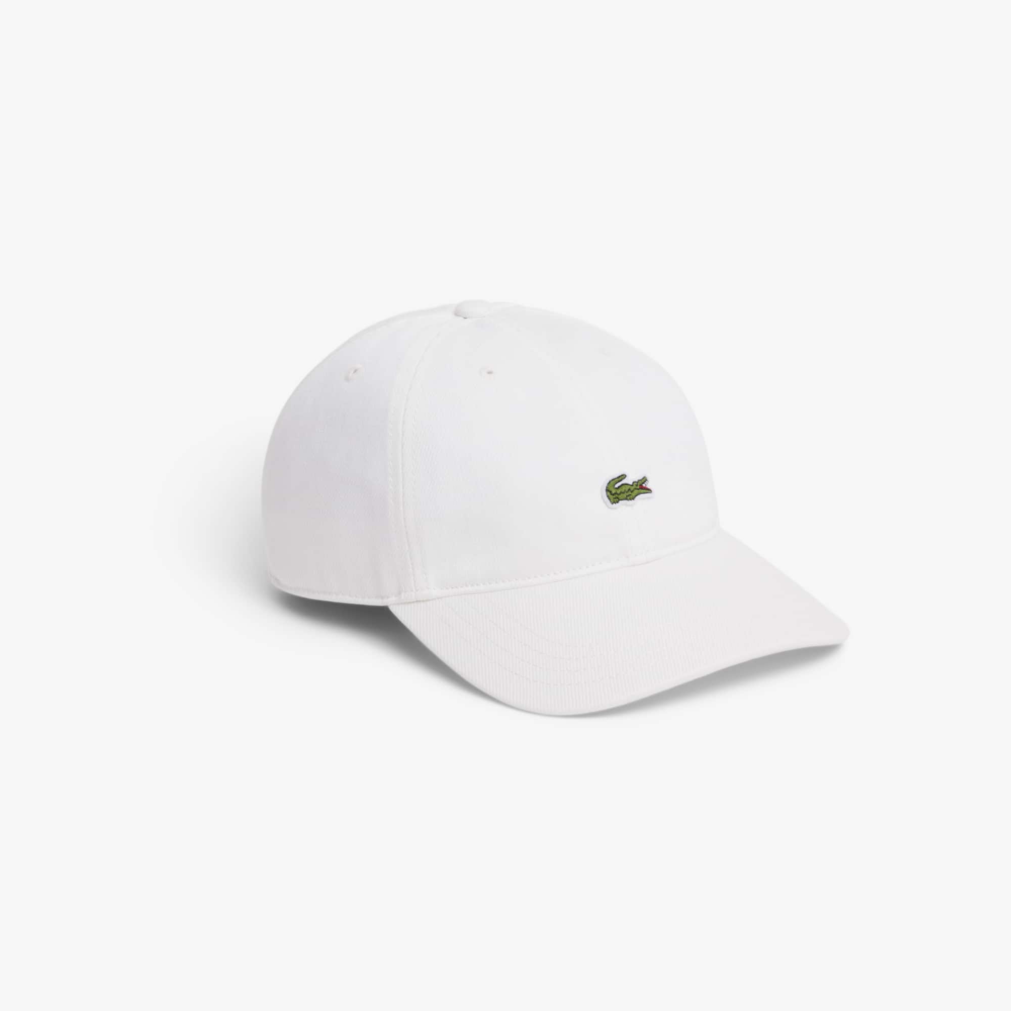Lacoste Unisex Cotton Denim Cap - One Size In Burgundy
