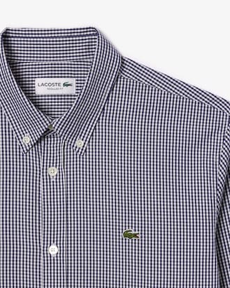 Men's Regular Fit Checked Cotton Shirt