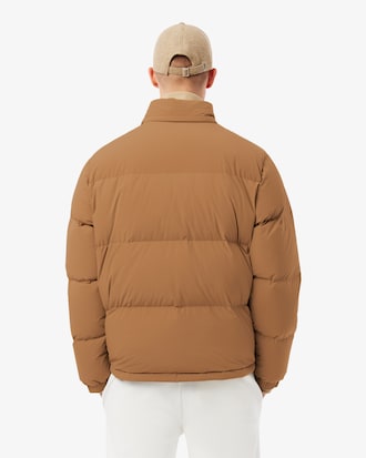 Men's Water-Repellent Hooded Down Jacket