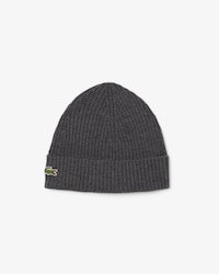 Unisex Rib Knit Brushed Wool Beanie