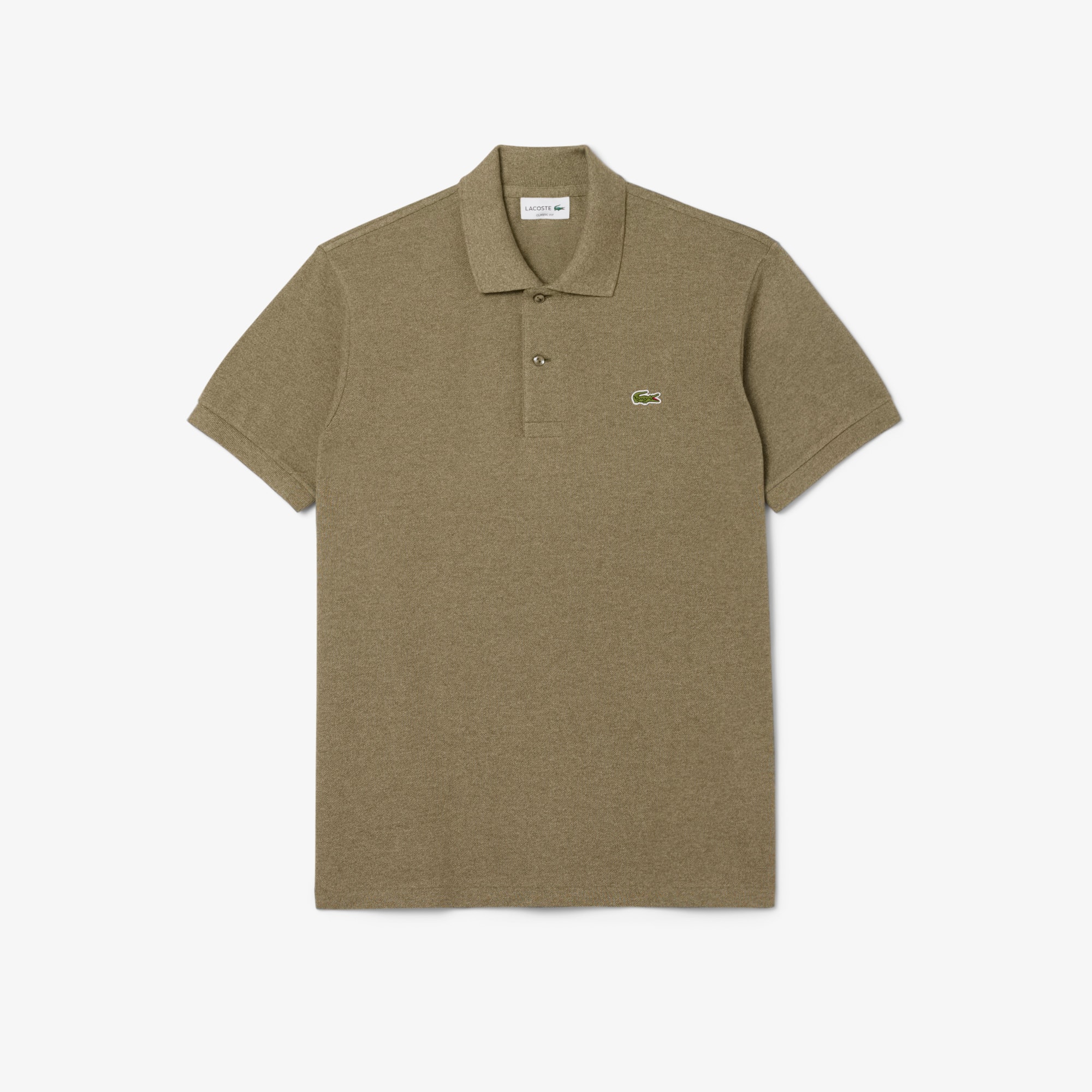Lacoste Men's Classic Fit L.12.12 Heathered Polo - Xxl - 7 In Green