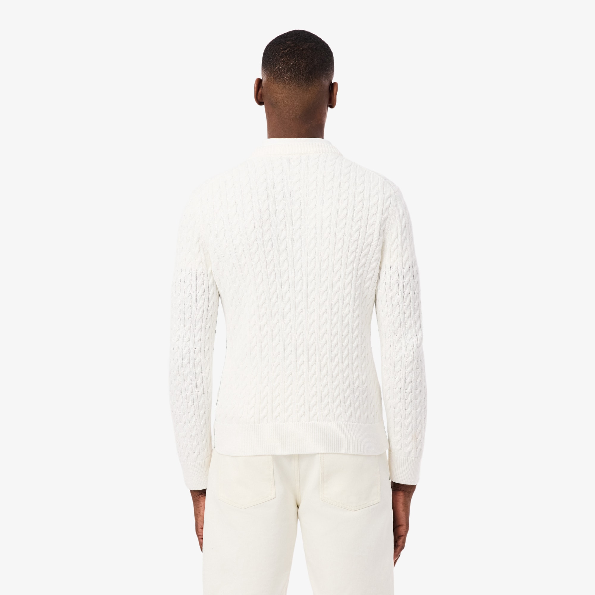 Men's Cable Knit Cotton Sweater - Sweaters & Sweatshirts - New In