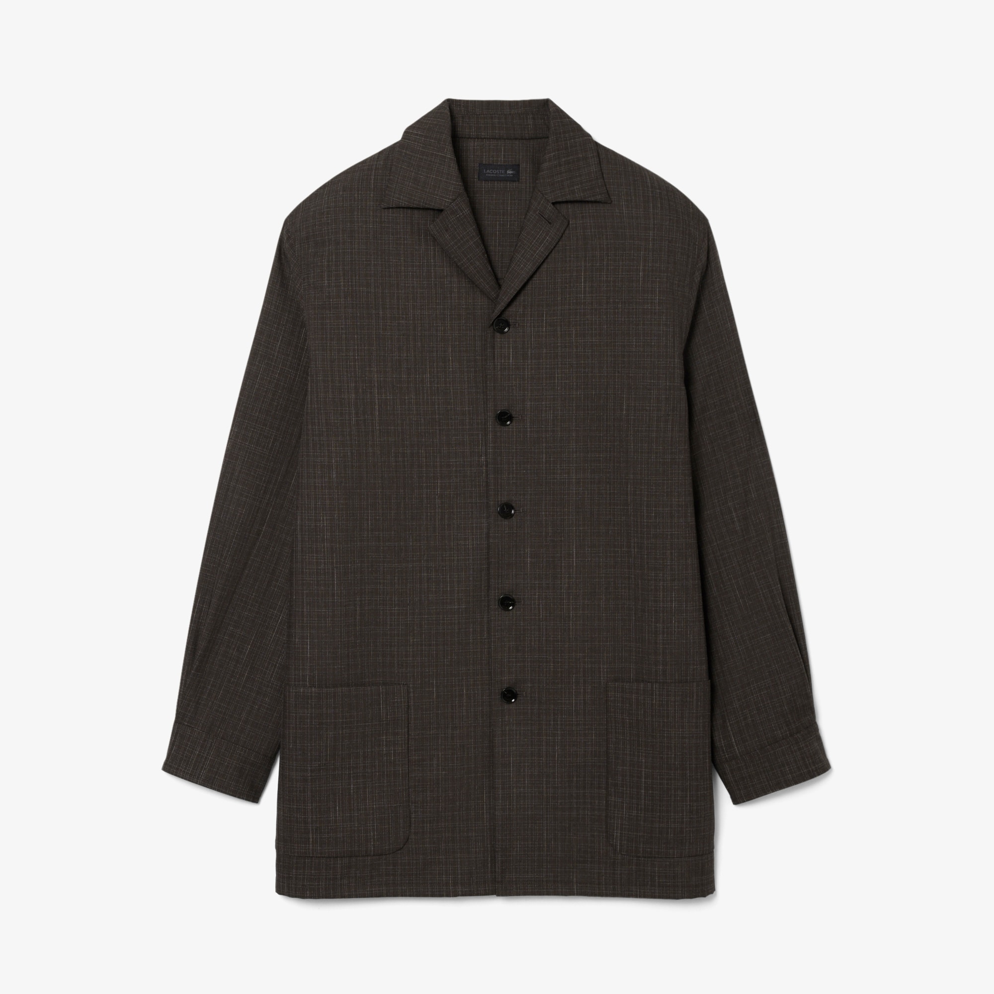 Runway Printed Wool Overshirt
