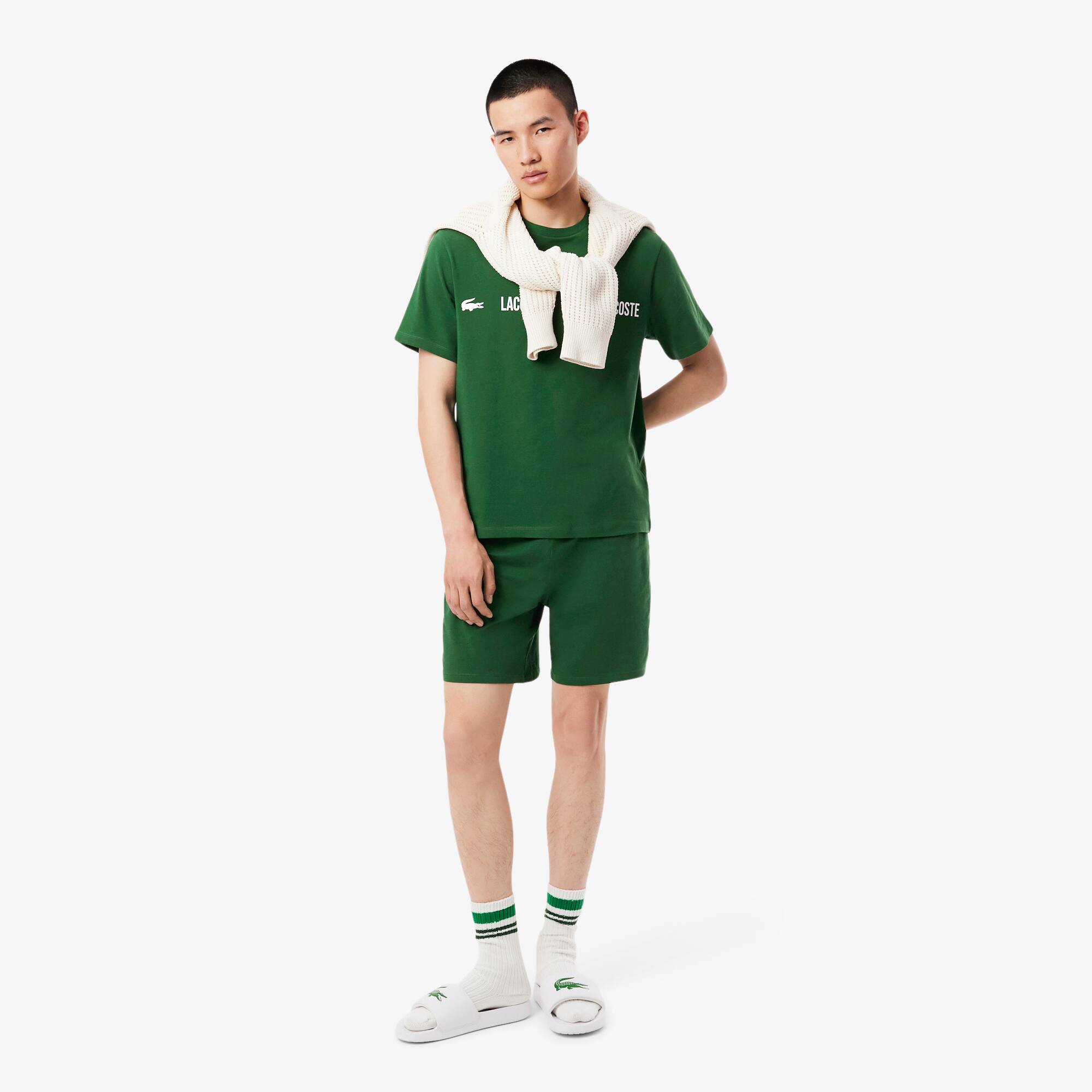 Men's Cotton Pajama Top - Underwear - New In 2026 | Lacoste