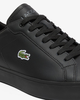 Men's Powercourt Graphic Leather Sneakers