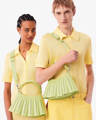 Small Runway Lenglen Perforated Leather Bag