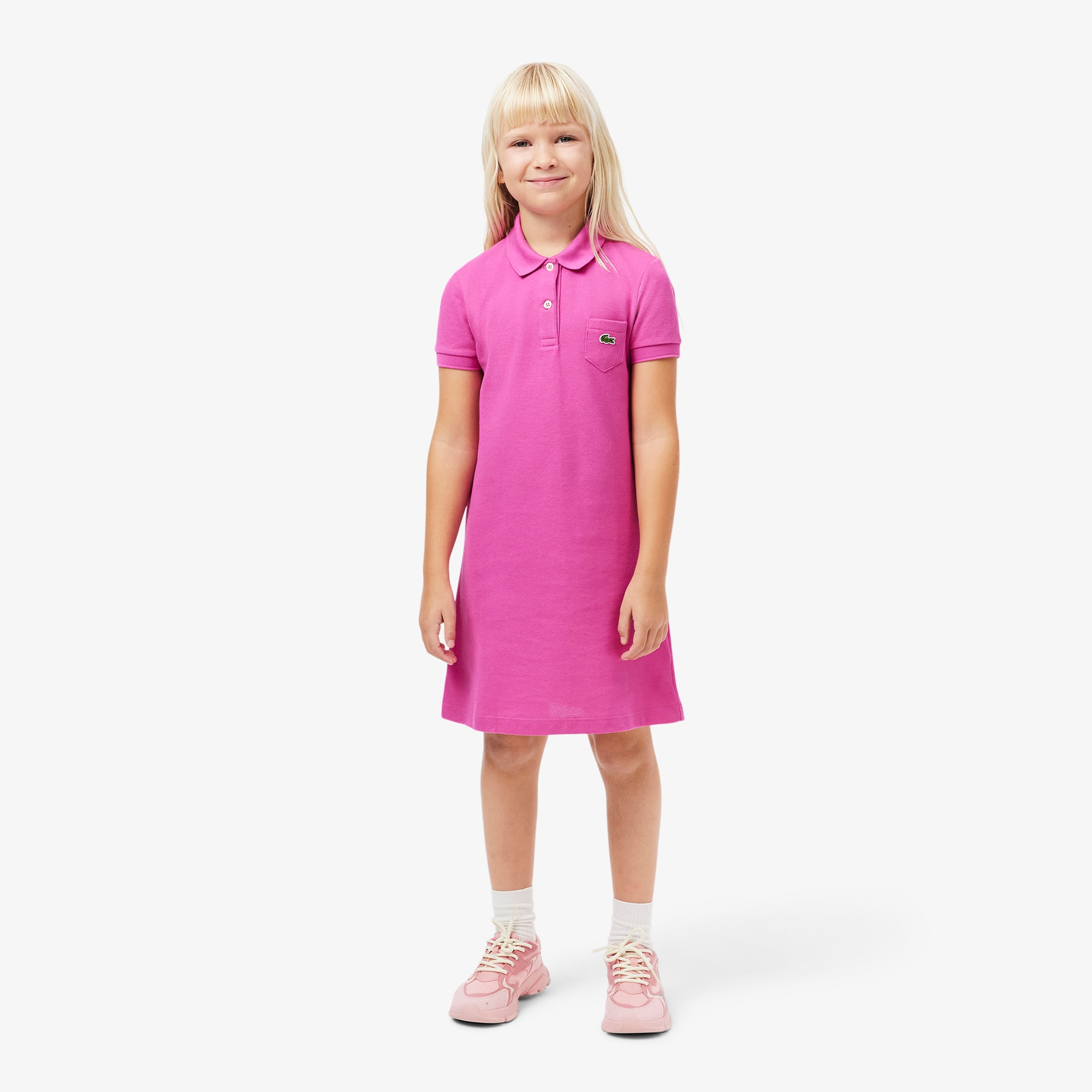 Kids' Piqué Polo Dress - Dresses \u0026 Skirts - New In 2025 | Lacoste