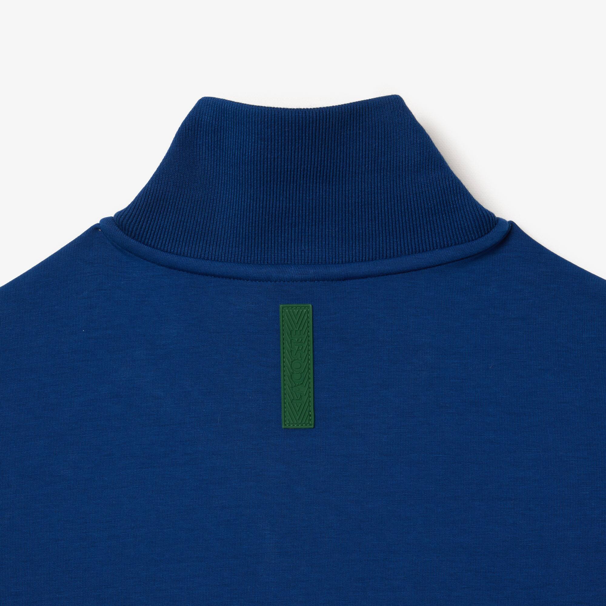 Men's High-Neck Zip-Up Sweatshirt - Sweaters & Sweatshirts