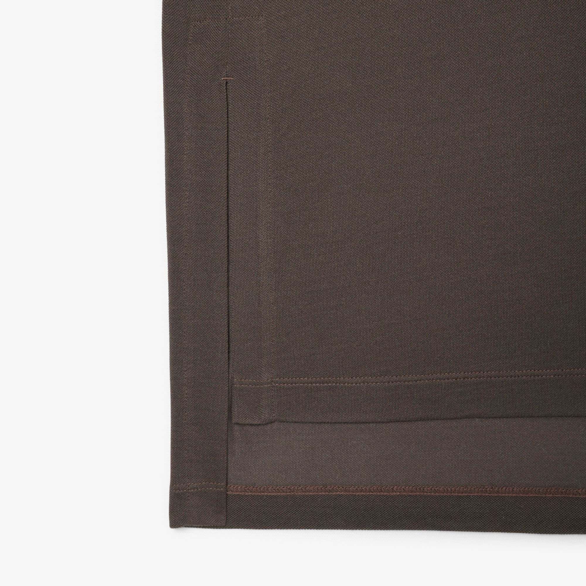 Runway Silk Piqué Polo Collar Dress