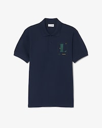 Polo de Corte Cl&aacute;sico de Petit Piqu&eacute; Estampado