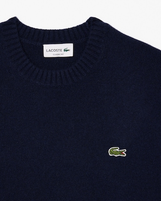 Men's 3D Knit Cashmere Crew Neck Sweater