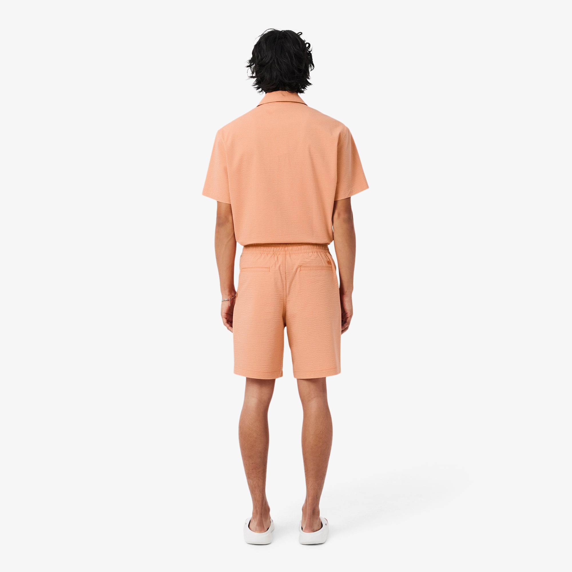 Cotton Seersucker Shorts - Shorts & Swim - New In 2026 | Lacoste