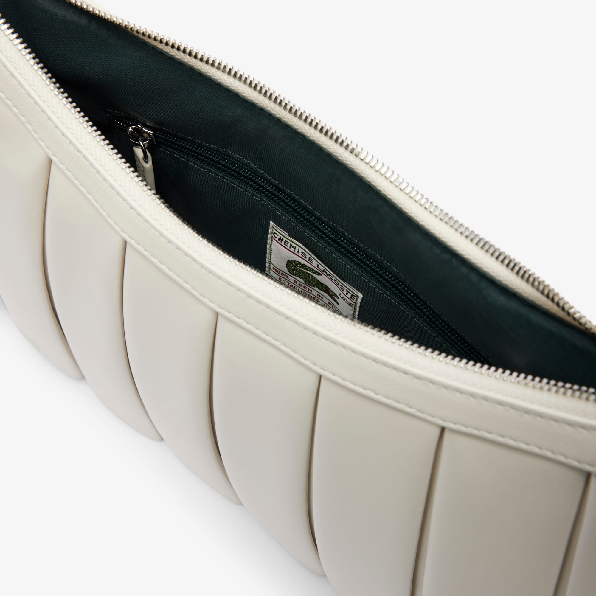 【LACOSTE】★IVE着用★LENGLEN CROSSBAG★正規品★ Small Runway Lenglen Perforated Leather Bag - Women's Cross