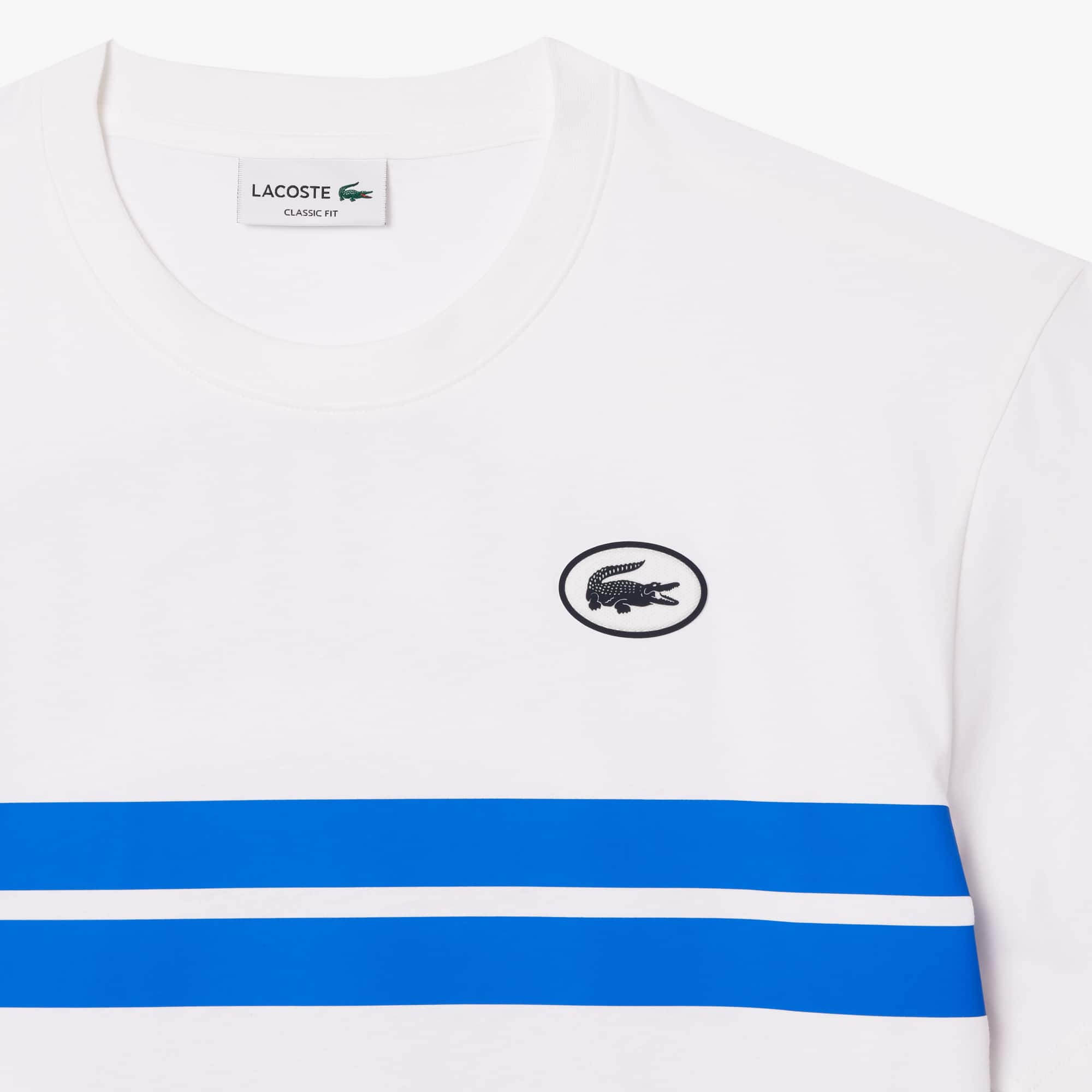 Men's Print Back Cotton T-Shirt - T-shirts - New In 2025 | Lacoste