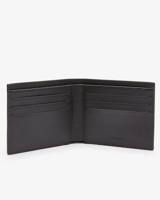 Caja de regalo con llavero y cartera de piel lisa Fitzgerald para hombre